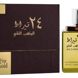 Lattafa Perfumes 24 Carat Pure Gold for Unisex Eau de Parfum Spray