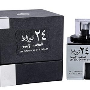Lattafa Perfumes 24 Carat White Gold for Unisex Eau de Parfum Spray