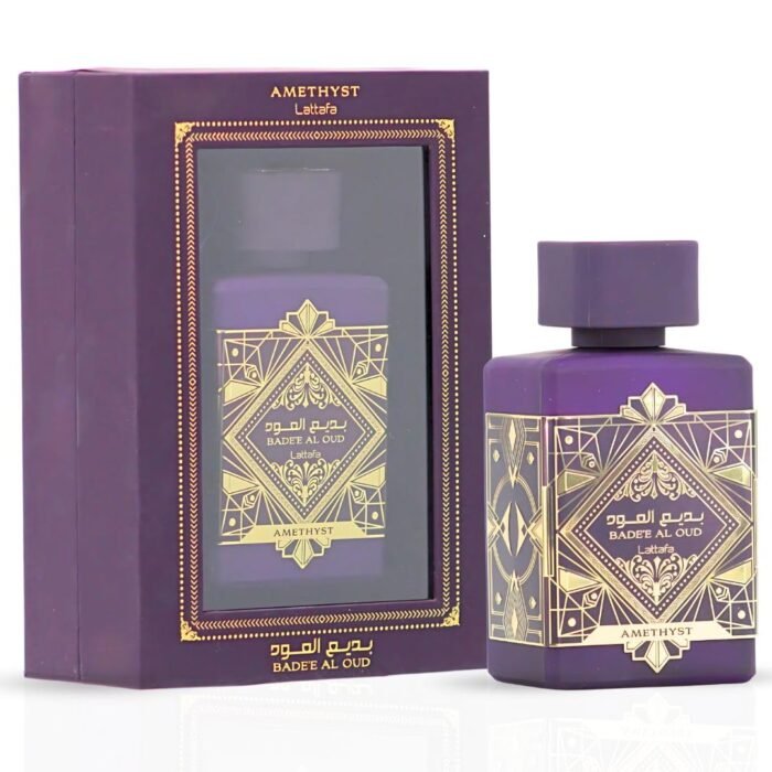 Lattafa Bade'e Al Oud Amethyst - Floral, Fruity, Amber, Oud - Eau de Parfum Long-Lasting Fragrance for Unisex