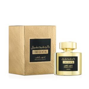 Lattafa Perfumes Confidential Private Gold for Unisex Eau de Parfum Spray