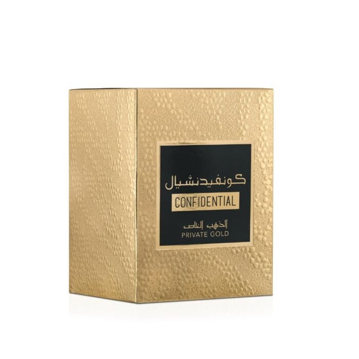 Lattafa Perfumes Confidential Private Gold for Unisex Eau de Parfum Spray - Image 4