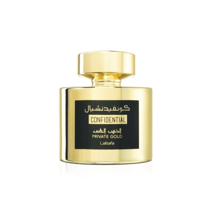 Lattafa Perfumes Confidential Private Gold for Unisex Eau de Parfum Spray - Image 2
