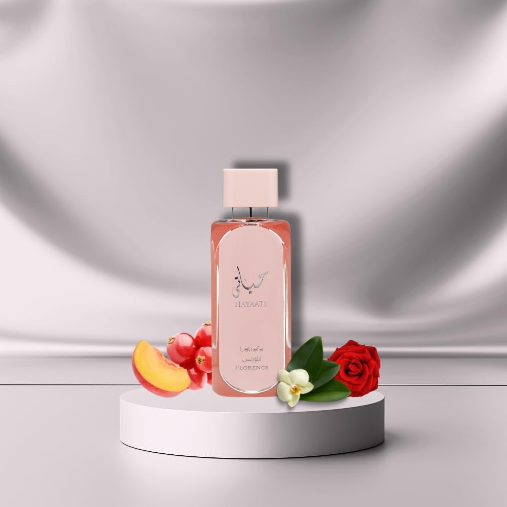 Lattafa Hayaati Florence for Women Eau de Parfum Spray - Image 4